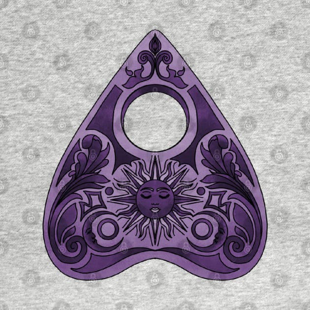 Purple Planchette Spirit Board by TGSC